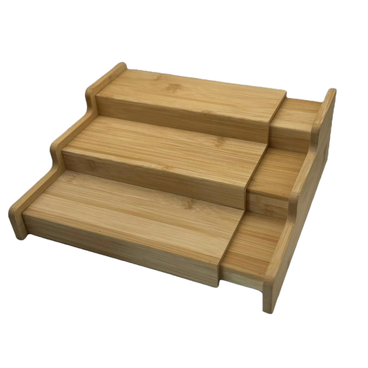 3-Tier Bamboo Extending Spice Rack