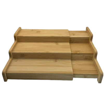 3-Tier Bamboo Extending Spice Rack