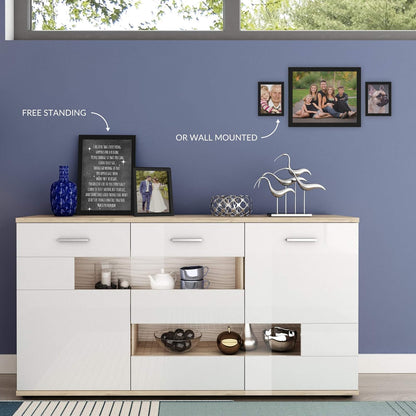 Assorted Photo Frames Set of 10 - Black