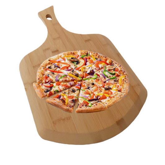 12" Bamboo Pizza Peel & Serving Board