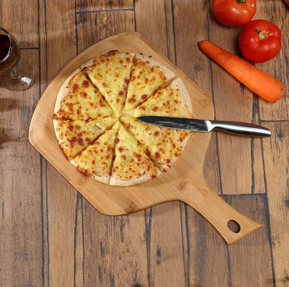12" Bamboo Pizza Peel & Serving Board