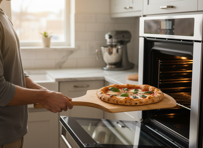 12" Bamboo Pizza Peel & Serving Board