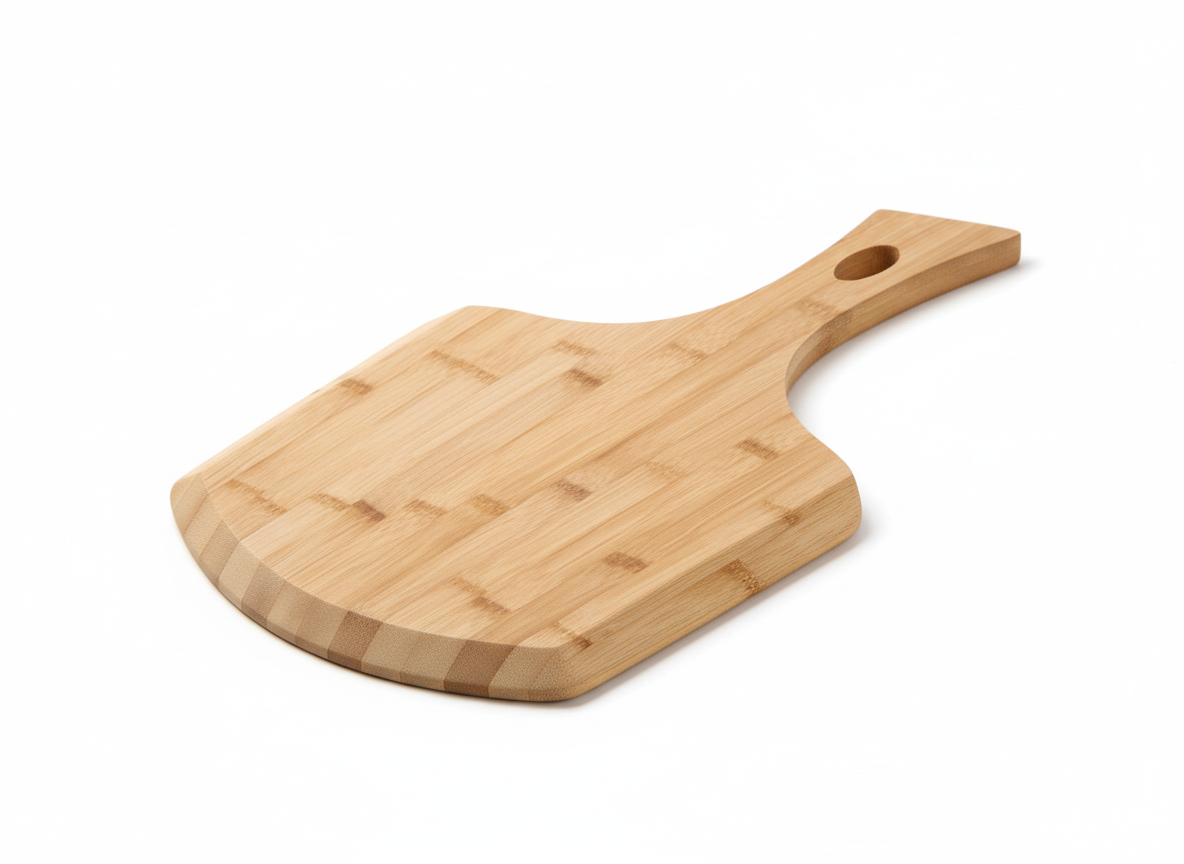 14" Bamboo Pizza Peel & Serving Board