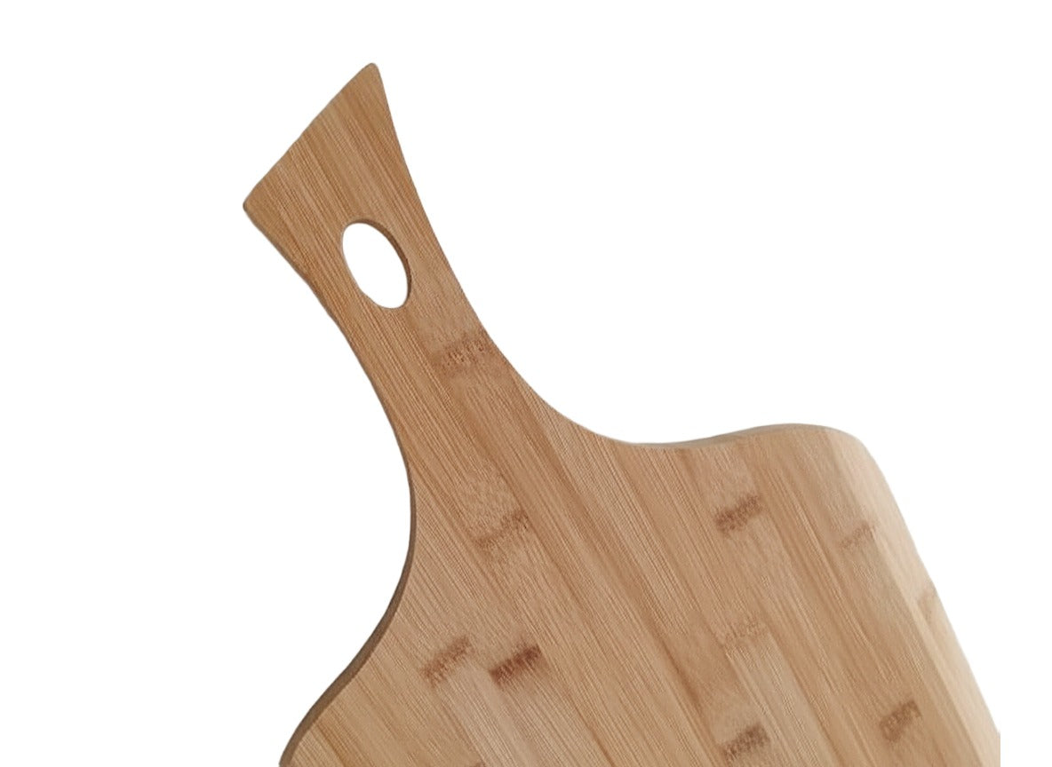 14" Bamboo Pizza Peel & Serving Board