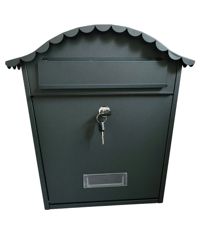 Outdoor Post Box - Matt Black