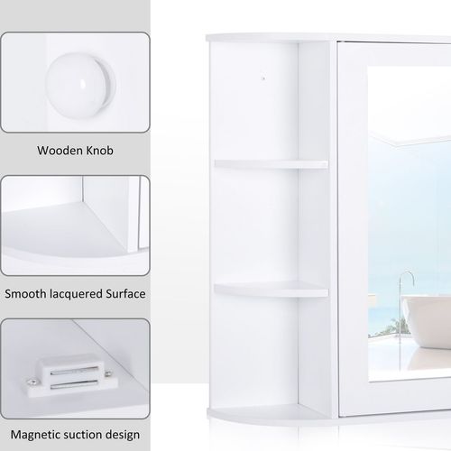Wall Mounted Bathroom Cabinet w/ Mirror