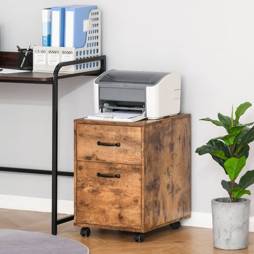 Roll File Cabinet with Drawers