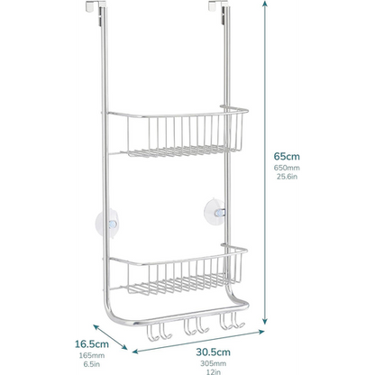 Over Door Shower Caddy In Nano Coating