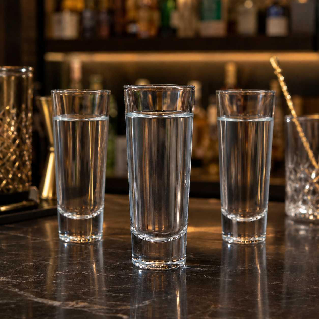 Large Shot Glasses 60ml - Set of 12