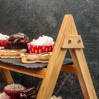 2-Tier Slate Cake Stand