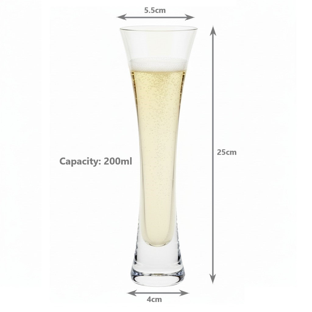 Stemless Champagne Flutes (200ml) - Set of 2