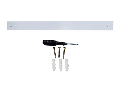 Wall-Mounted Coat Rack with 8 Hidden Hooks - WhIte