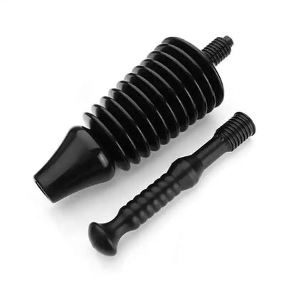 Heavy Duty Flexible Toilet Plunger in Black