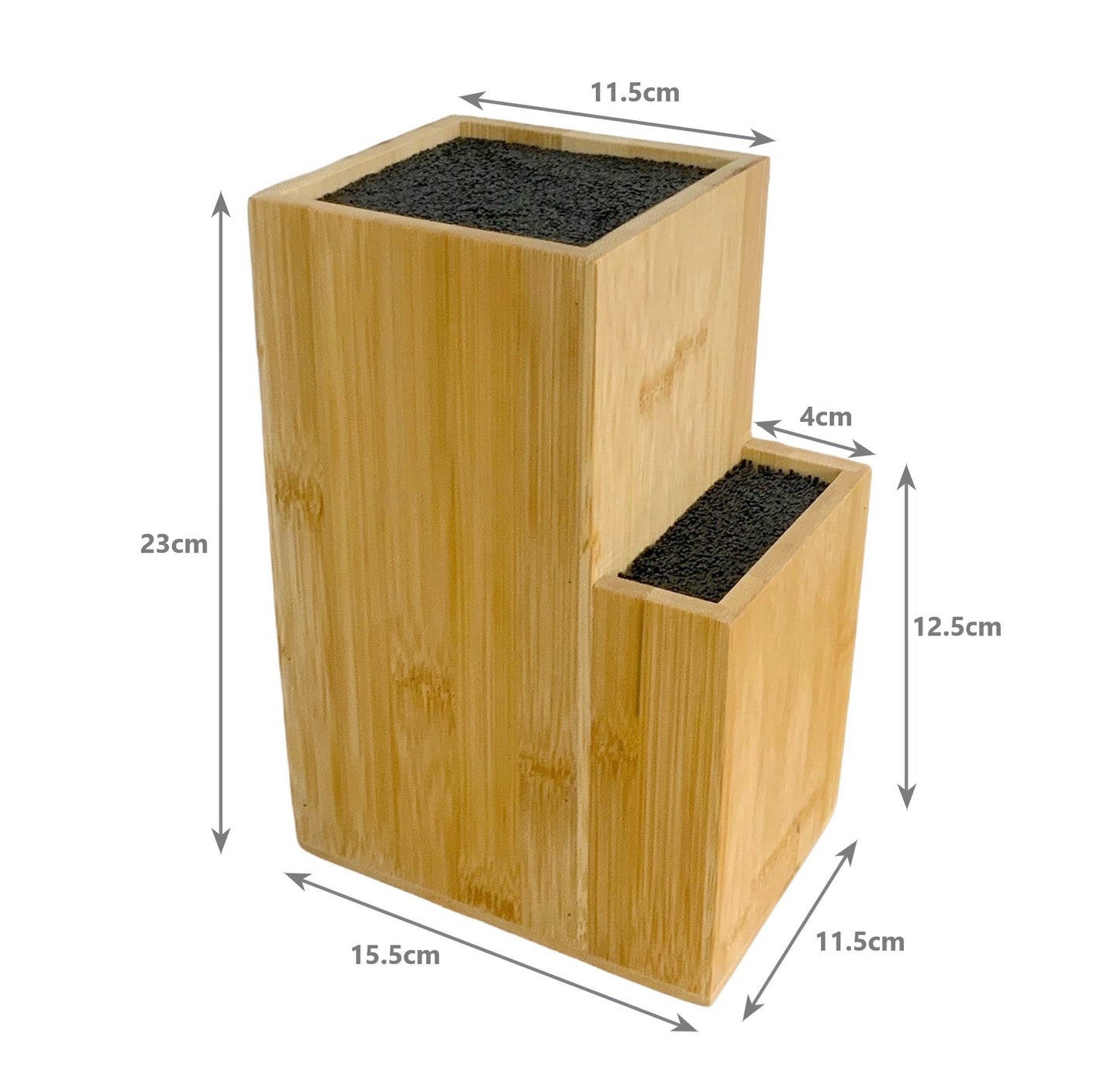 Universal Bamboo Knife Block