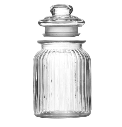 Vintage Airtight Glass Jars 990ml - Set of 3