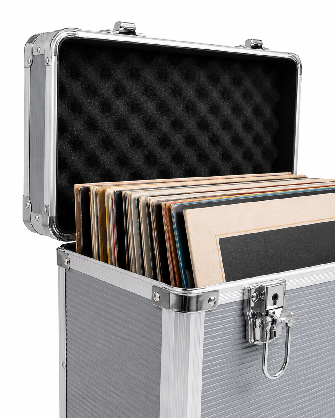 Vinyl LP 12" Heavy Duty Lockable Storage Box