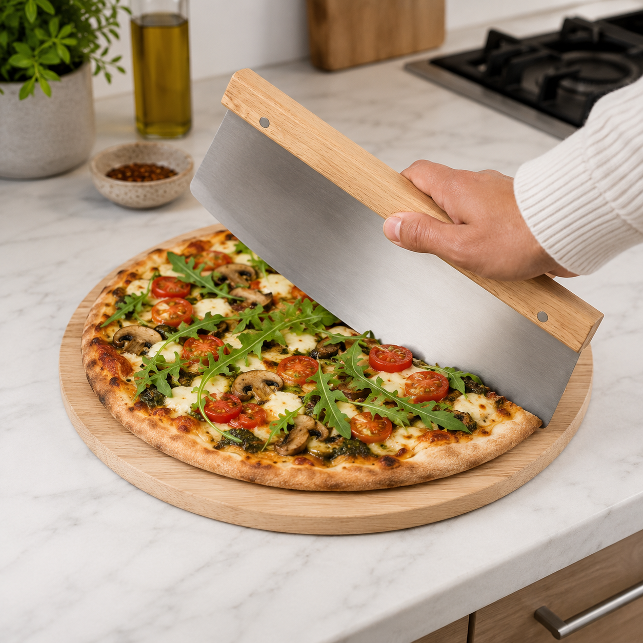 Bamboo Pizza Cutting Board