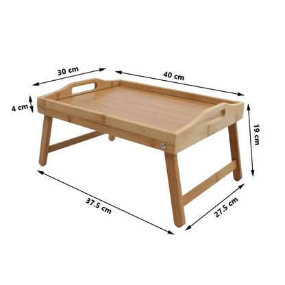Bamboo Lap Tray with Folding Legs