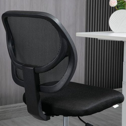 Draughtsman Office Chair with Adjustable Footrest in Black