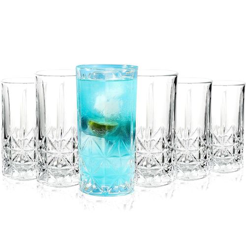 Highball Whisky Glasses - Set of 6