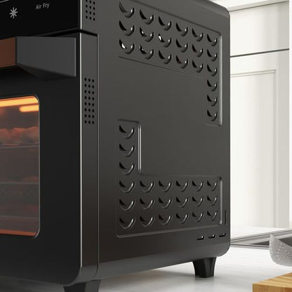 Air Fryer Oven 20L Countertop Mini Oven with 17 Pre-sets 1400W in Black