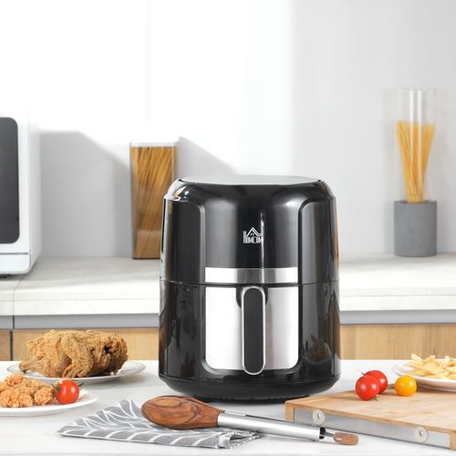 4L Air Fryer 1300W with Rapid Air Circulation Timer and Nonstick Basket