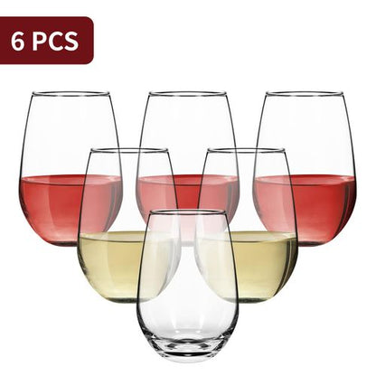 Crescent HighBall Glasses - Set of 6