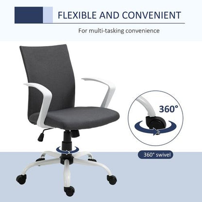 Swivel Office Chair in Dark Grey