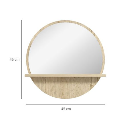 Wall Mounted Bathroom Mirror Framed Makeup Mirror