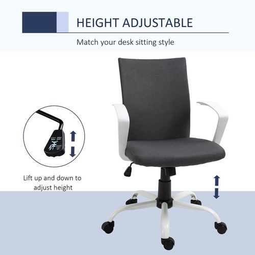 Swivel Office Chair in Dark Grey