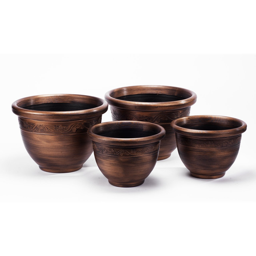 Wenlock Planters in Bronze - 4 Pack