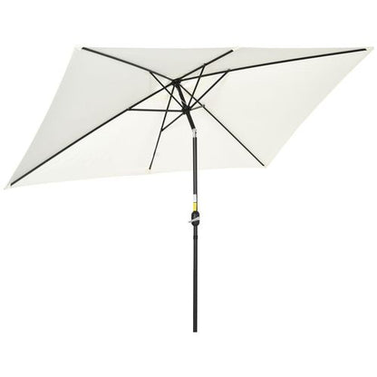 Patio Parasol Canopy 2.4m in White