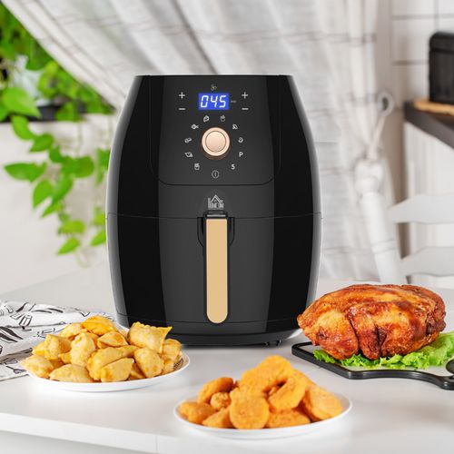 5.5L Air Fryer 1700W with Digital Display Adjustable Temperature