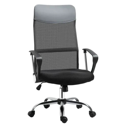 Executive Office Chair High Back Mesh Seat in Black