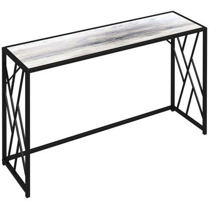 Vintage Sofa Table Metal Frame Console Table for Hallway Living Room