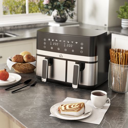 Dual Zone Air Fryer 8.5L Double Air Fryer with SYNC Finish 2700W