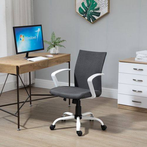 Swivel Office Chair in Dark Grey