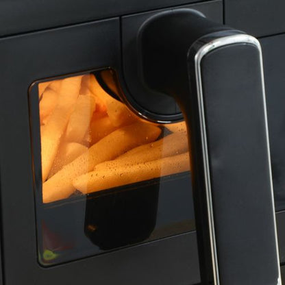 8L Dual Air Fryer Family Size with 2 Basket 8 Presets Cookbook Timer 2500W