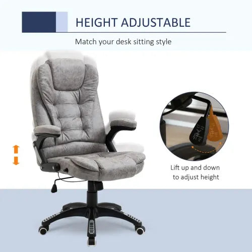 High Back Home Office Chair in Grey