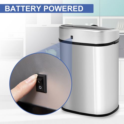 58L Stainless Steel Sensor Bin