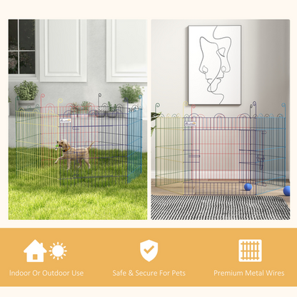 Pet Playpen Dog Puppy Crate Kennel with Door