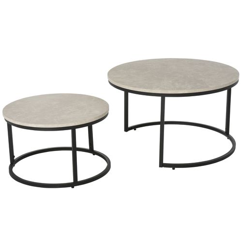 Stacking Coffee Table Set - 2 Pcs