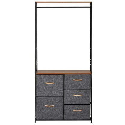 Freestanding Clothes Hanger Storage Unit