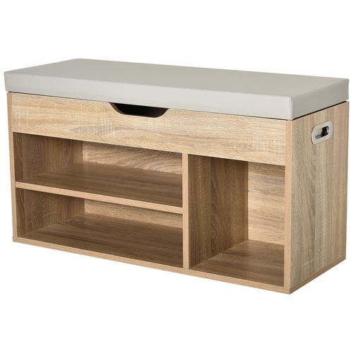Sit-On Shoe Storage w/ Hidden Compartment