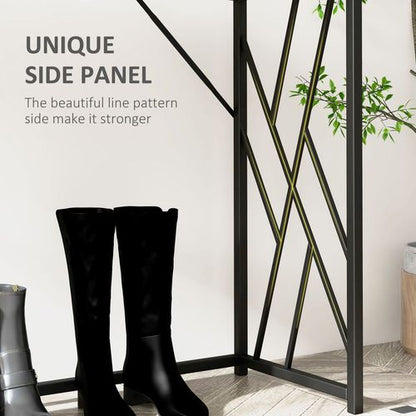 Vintage Sofa Table Metal Frame Console Table for Hallway Living Room