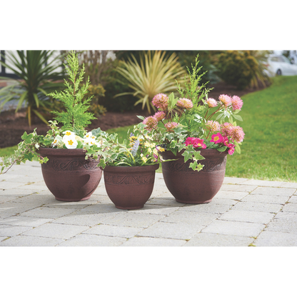 Brown Planters - 3 Pack