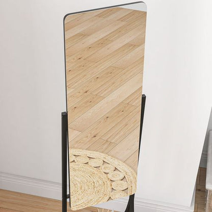 Freestanding Full Length Mirror Adjustable Full Body Mirror with Shelf