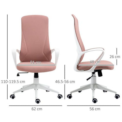 Vinsetto Adjustable Pink Office Chair