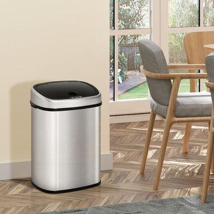 58L Stainless Steel Sensor Bin