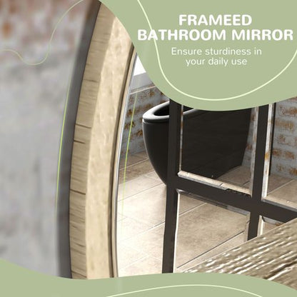 Wall Mounted Bathroom Mirror Framed Makeup Mirror